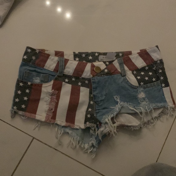 USA Denim Shorts (EUC) - Picture 2 of 3